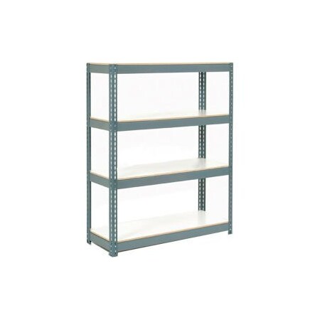 Extra Heavy Duty Shelving 36Wx24Dx60H 4 Shelves 1500 Lbs. Cap. Per Shelf GRY